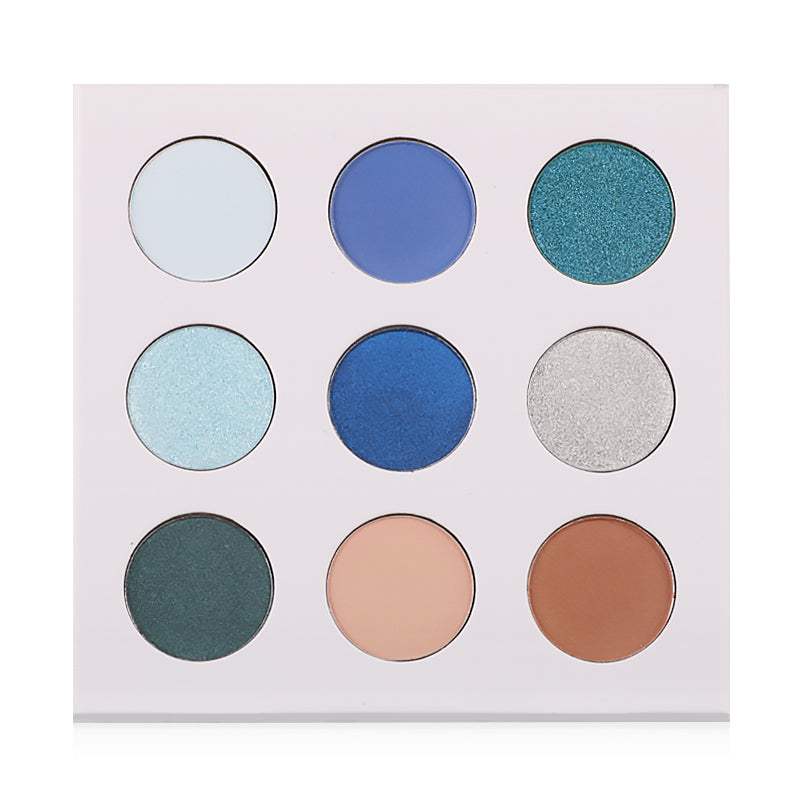 9 Color Eyeshadow Blue Palette - Smashit Cosmetics